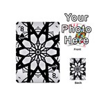 Pattern Abstract Fractal Playing Cards 54 (Mini)  Front - Spade8