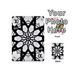 Pattern Abstract Fractal Playing Cards 54 (Mini)  Front - Spade10