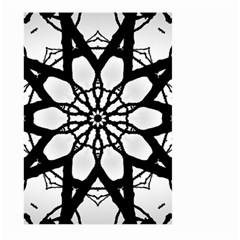 Pattern Abstract Fractal Large Garden Flag (two Sides) by Nexatart