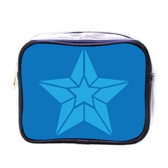 Star Design Pattern Texture Sign Mini Toiletries Bags by Nexatart