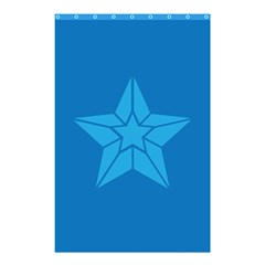 Star Design Pattern Texture Sign Shower Curtain 48  X 72  (small)  by Nexatart