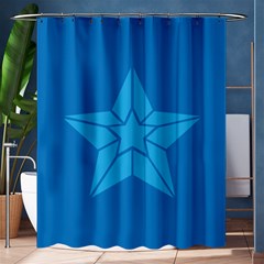 Star Design Pattern Texture Sign Shower Curtain 60  X 72  (medium)  by Nexatart