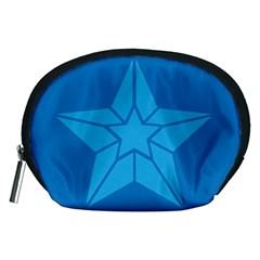 Star Design Pattern Texture Sign Accessory Pouches (medium)  by Nexatart