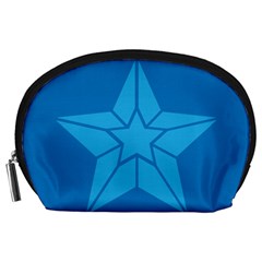 Star Design Pattern Texture Sign Accessory Pouches (large)  by Nexatart