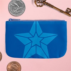 Star Design Pattern Texture Sign Large Coin Purse by Nexatart