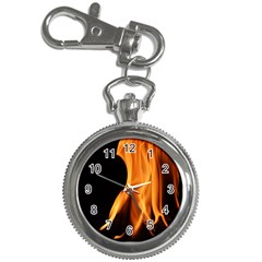 Fire Flame Pillar Of Fire Heat Key Chain Watches by Nexatart