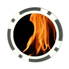 Fire Flame Pillar Of Fire Heat Poker Chip Card Guard by Nexatart