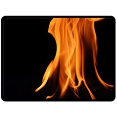 Fire Flame Pillar Of Fire Heat Fleece Blanket (large)  by Nexatart