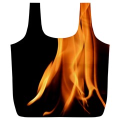 Fire Flame Pillar Of Fire Heat Full Print Recycle Bags (l)  by Nexatart