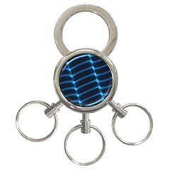 Background Light Glow Blue 3-ring Key Chains by Nexatart