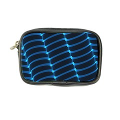 Background Light Glow Blue Coin Purse by Nexatart