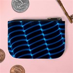 Background Light Glow Blue Mini Coin Purses Back