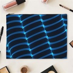 Background Light Glow Blue Cosmetic Bag (xl) by Nexatart