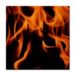 Fire Flame Heat Burn Hot Tile Coasters Front