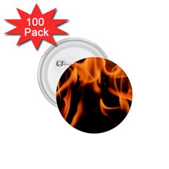 Fire Flame Heat Burn Hot 1 75  Buttons (100 Pack)  by Nexatart