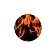 Fire Flame Heat Burn Hot Golf Ball Marker (4 Pack) by Nexatart