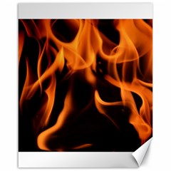 Fire Flame Heat Burn Hot Canvas 16  X 20   by Nexatart