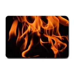 Fire Flame Heat Burn Hot Small Doormat  by Nexatart