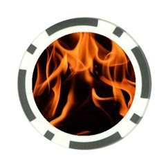 Fire Flame Heat Burn Hot Poker Chip Card Guard by Nexatart