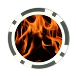 Fire Flame Heat Burn Hot Poker Chip Card Guard Front