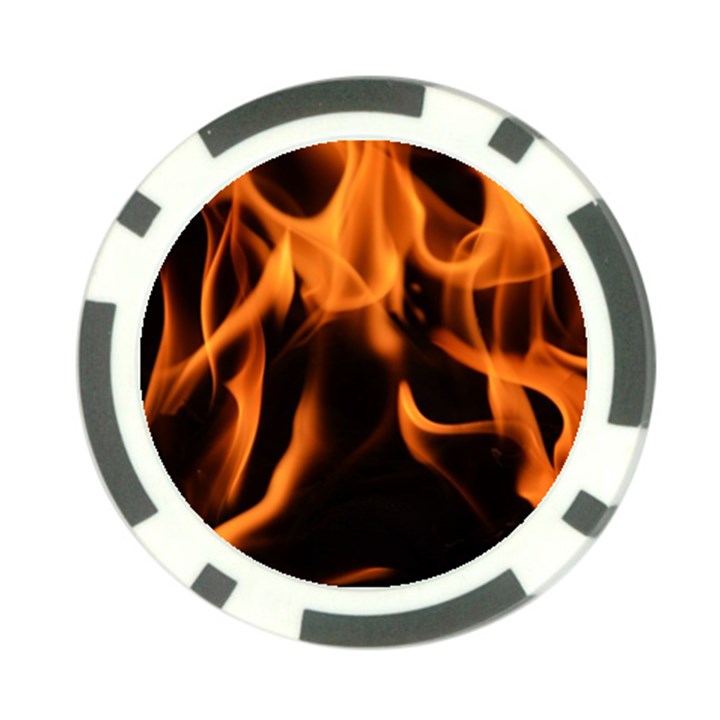 Fire Flame Heat Burn Hot Poker Chip Card Guard