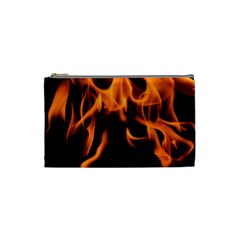 Fire Flame Heat Burn Hot Cosmetic Bag (small)  by Nexatart