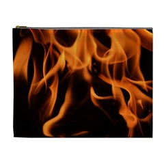 Fire Flame Heat Burn Hot Cosmetic Bag (xl) by Nexatart