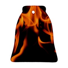 Fire Flame Heat Burn Hot Bell Ornament (two Sides) by Nexatart