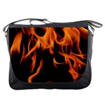 Fire Flame Heat Burn Hot Messenger Bags Front