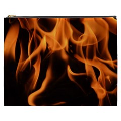 Fire Flame Heat Burn Hot Cosmetic Bag (xxxl)  by Nexatart