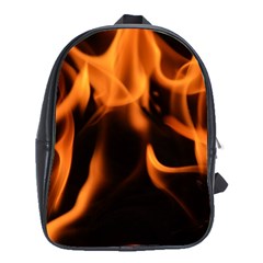 Fire Flame Heat Burn Hot School Bags (xl)  by Nexatart