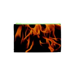 Fire Flame Heat Burn Hot Cosmetic Bag (xs) by Nexatart