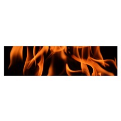 Fire Flame Heat Burn Hot Satin Scarf (oblong) by Nexatart