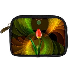 Tulip Flower Background Nebulous Digital Camera Cases by Nexatart