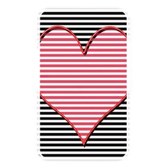 Heart Stripes Symbol Striped Memory Card Reader by Nexatart