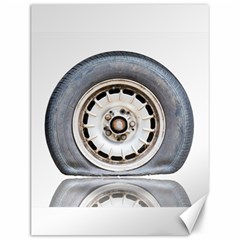 Flat Tire Vehicle Wear Street Canvas 12  x 16  