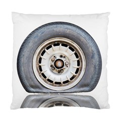 Flat Tire Vehicle Wear Street Standard Cushion Case (two Sides) by Nexatart