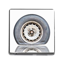 Flat Tire Vehicle Wear Street Memory Card Reader (Square)