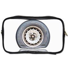 Flat Tire Vehicle Wear Street Toiletries Bags 2-Side