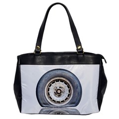 Flat Tire Vehicle Wear Street Office Handbags by Nexatart