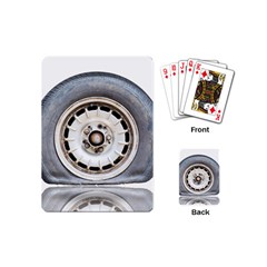 Flat Tire Vehicle Wear Street Playing Cards (Mini) 