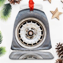 Flat Tire Vehicle Wear Street Bell Ornament (Two Sides)