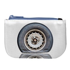 Flat Tire Vehicle Wear Street Large Coin Purse by Nexatart