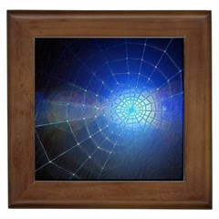 Network Cobweb Networking Bill Framed Tiles by Nexatart