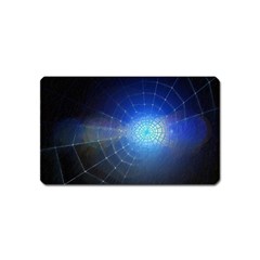 Network Cobweb Networking Bill Magnet (name Card) by Nexatart