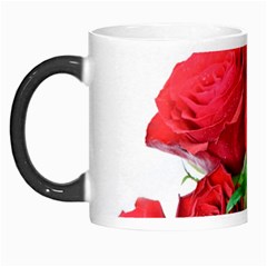 A Bouquet Of Roses On A White Background Morph Mugs by Nexatart