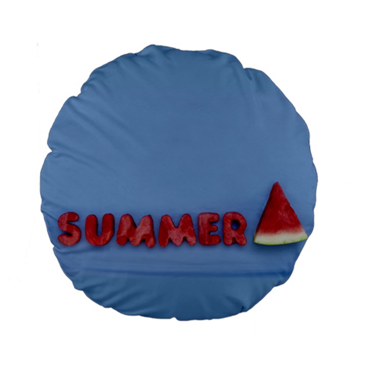 Summer Watermellon Standard 15  Premium Round Cushions