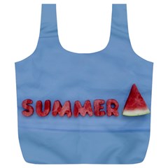 Summer Watermellon Full Print Recycle Bags (l)  by PhotoThisxyz