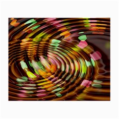 Wave Rings Circle Abstract Small Glasses Cloth by Nexatart