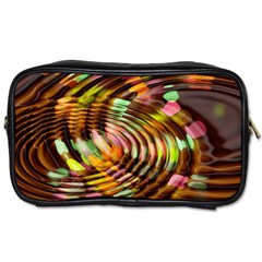 Wave Rings Circle Abstract Toiletries Bags by Nexatart